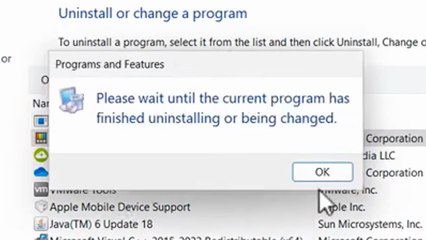 How to Fix "Please Wait Until the Current Program is Finished Uninstalling or Being Changed" Error in Windows 11 / 10 / 8 / 7 | 2 Easy Methods ✅