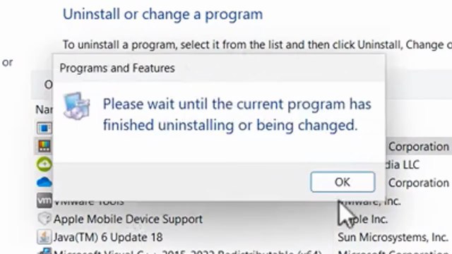 How to Fix Please Wait Until the Current Program is Finished Uninstalling or Being Changed Error in Windows 11 / 10 / 8 / 7 | 2 Easy Methods ✅