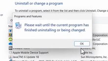 How to Fix "Please Wait Until the Current Program is Finished Uninstalling or Being Changed" Error in Windows 11 / 10 / 8 / 7 | 2 Easy Methods ✅