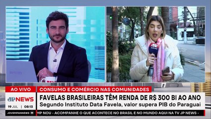 Favelas brasileiras têm renda de R$ 300 bilhões ao ano