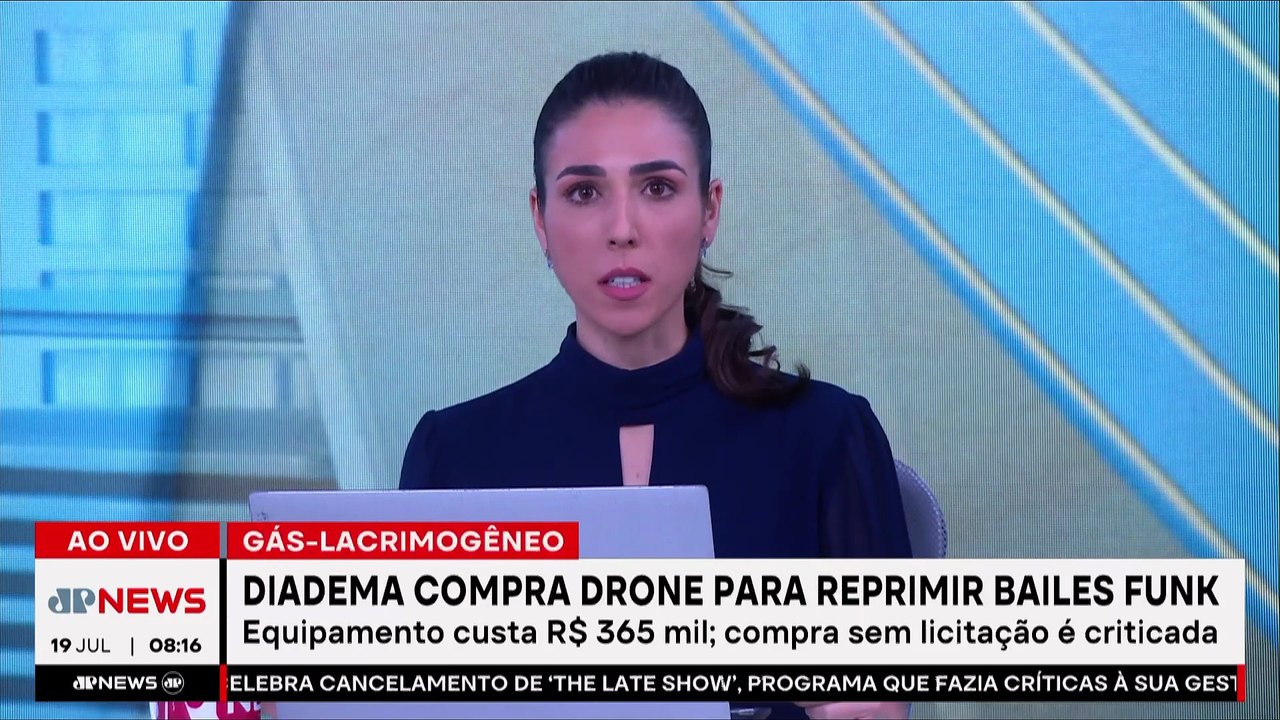 Diadema compra drones com gás-lacrimogênio para combater bailes funk
