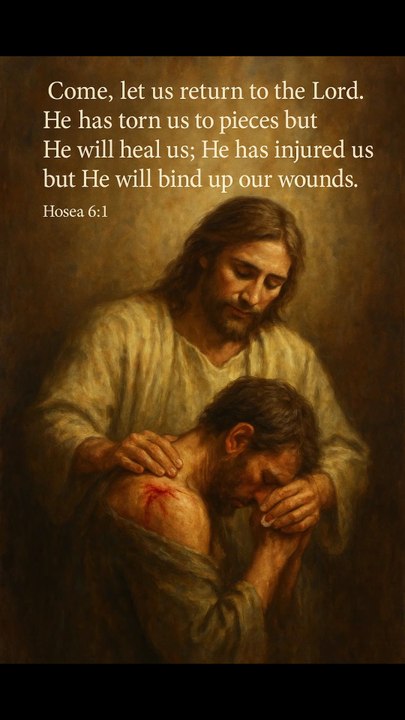 🌟 “Feeling Broken? God Can Heal You | Hosea 6:1 🌟