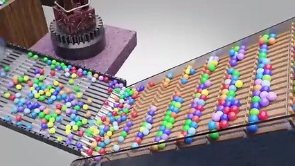 20,000 Colorful Balls Marble Run Loop animation