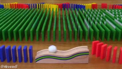 AMAZING Domino & Marble Tricks! (ft. Jelle's Marble Runs)