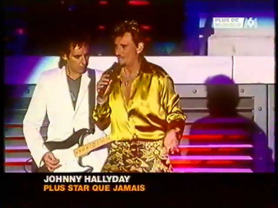 Johnny Hallyday – “Plus Star que Jamais” sur M6 | Plus Vite Que La Musique (25 janvier 2003)