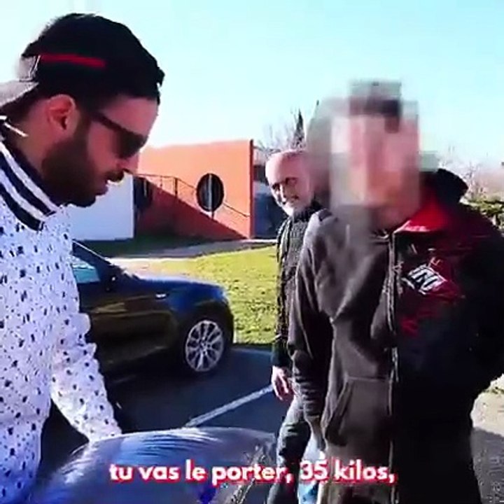 Renverser 35 kilos de CIMENT sur un DE*ALER (Expérience Sociale)