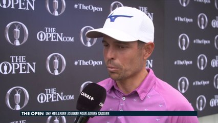 Réaction d'Adrien Saddier après son troisième tour - 153e The Open Royal Portrush