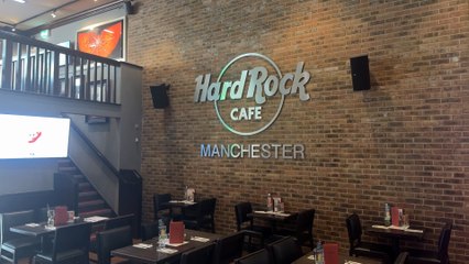 Hard Rock Cafe: Some of the BEST Oasis memorabilia in Manchester