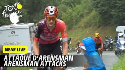 Arensman Launches Attack at Peyresourde | Stage 14 of Tour de France 2025 🚴‍♂️