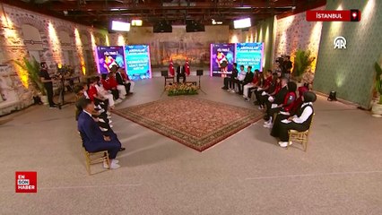 Cumhurbaşkanı Erdoğan, Dünya Tütünsüz Günü'nde gençlerle bir arada