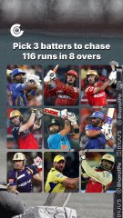 116 to Win. 48 Balls. 3 Warriors. Who you got for this ultimate chase?