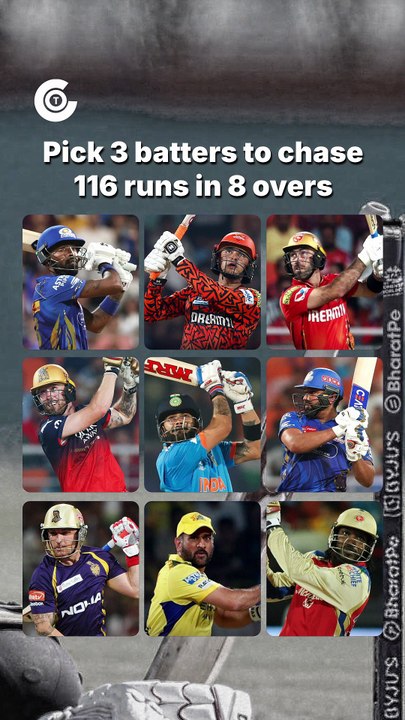 116 to Win. 48 Balls. 3 Warriors. Who you got for this ultimate chase?