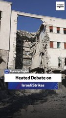 Tense exchange over Israeli airstrikes in Syria