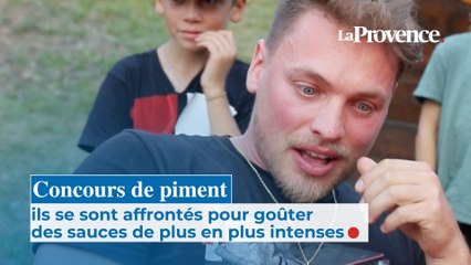 Concours de piment : ils se sont affrontés pour goûter des sauces de plus en plus intenses