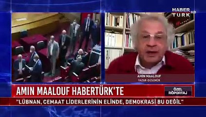 Amin Maalouf, Lübnan'ın çöküşünü böyle anlatmıştı
