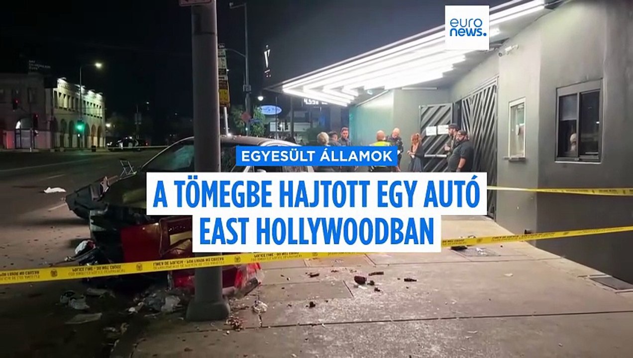 Tömegbe hajtott bele egy autó Los Angelesben, sokan megsérültek