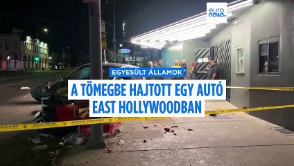 Tömegbe hajtott bele egy autó Los Angelesben, sokan megsérültek