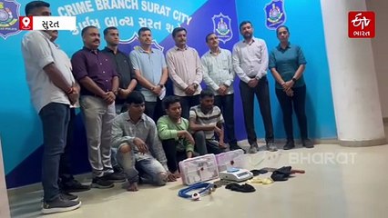 સુરતમાં જ્વેલર્સ શોપની દિવાલમાં બાકોરું પાડીને ચોરીની ઘટના, 3 આરોપીઓ ઝડપાયા