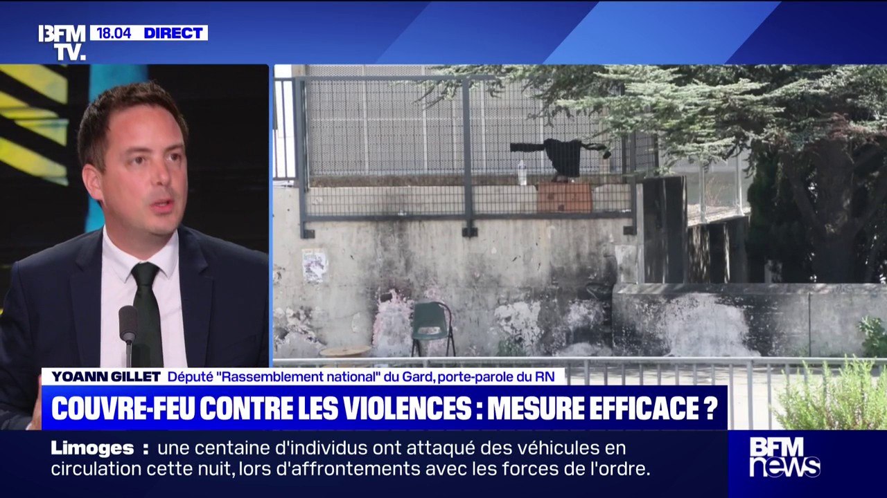 Couvre-feu pour les mineurs à Nîmes: "Ça ne va clairement pas régler les choses", estime Yoann Gillet (RN)