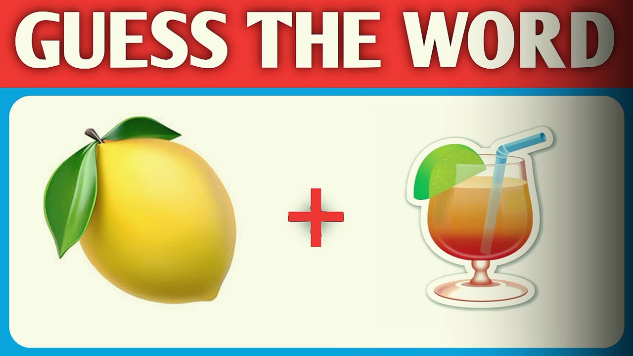 Can Guess The Word By Emoji🤔 || Emoji Quiz Challe