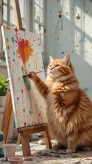 The Cutest Artist You’ll See Today 😻🎨
