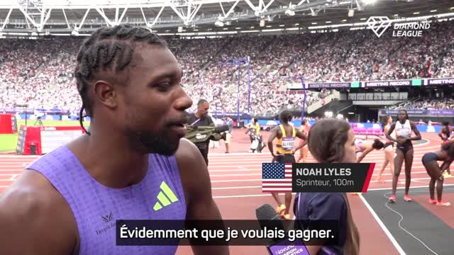 Londres - Lyles : J'aurais aimé gagner mais bon...