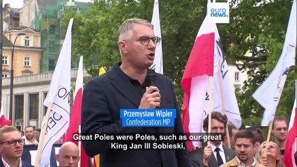 Anti-immigration demonstrations take place in more than 80 cities across Poland
