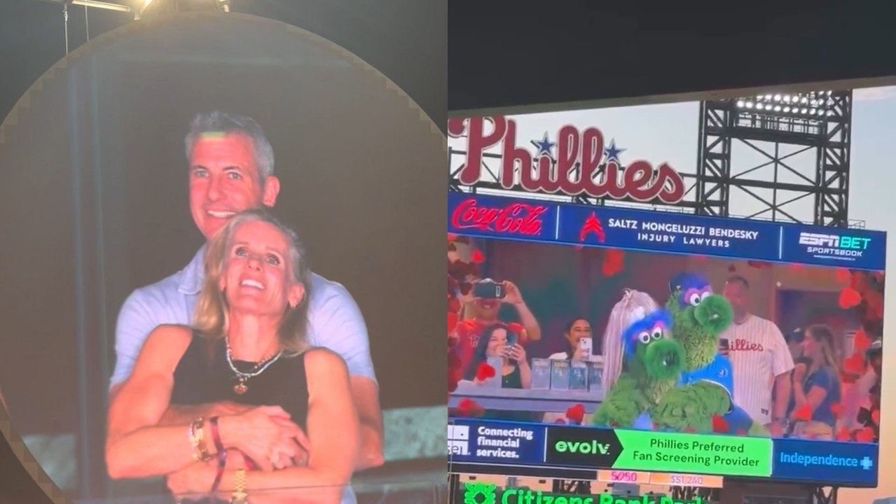 El troleo en un partido de béisbol recreando la infidelidad del concierto de Coldplay