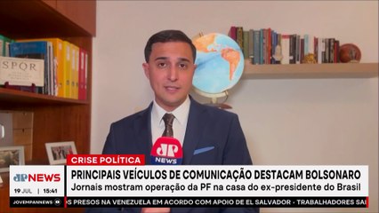 Imprensa internacional repercute operação da PF contra Bolsonaro
