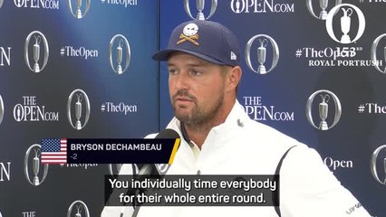 'Players too scared to get exposed' - DeChambeau on pace of play problem