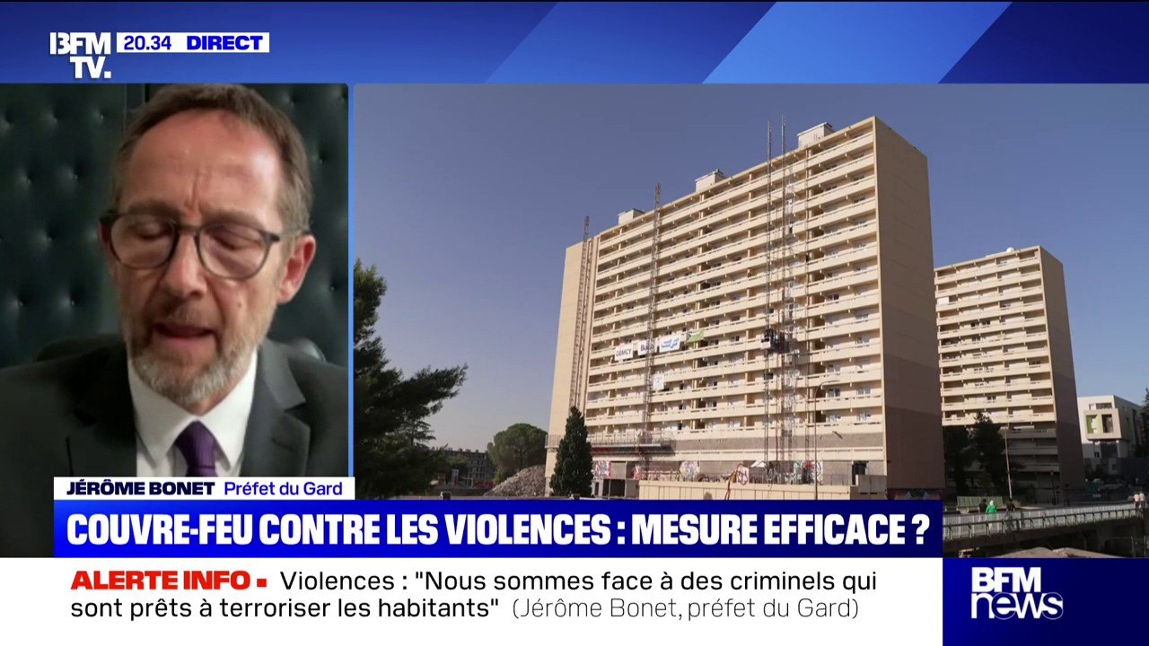 Couvre-feu pour les mineurs à Nîmes: "L'objectif c'est de protéger les enfants de ces trafiquants", explique Jérôme Bonet, préfet du Gard