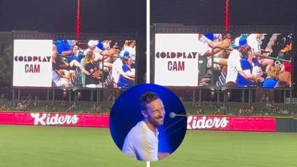 Coldplay Cam ahora llega al béisbol y así recrean la escena viral de la pareja de infieles