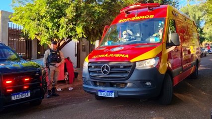 Homem é esfaqueado no Melissa, corre por algumas quadras e é atendido pelo Corpo de Bombeiros