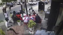 Vidéo virale : des enfants agressent des clients devant un restaurant après les combats