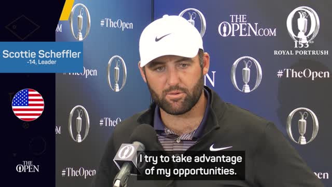 Scheffler insists winning The Open 'won't be easy' despite massive lead