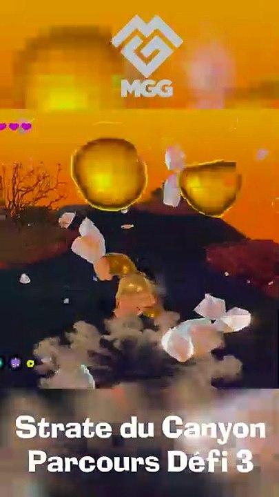 Chasse aux Ballons Rotative Donkey Kong Bananza : Parcours Défi 3 de la Strate du Canyon