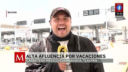 Alta afluencia en las carreteras tras inicio de periodo vacacional