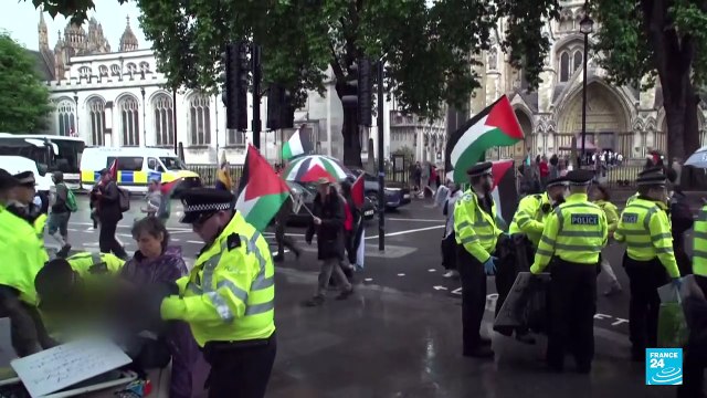 Decenas de personas detenidas en protestas a favor de 'Acción Palestina' en Londres