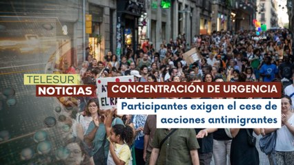 Organizaciones antirracistas y antifascistas convocaron manifestaciones en España