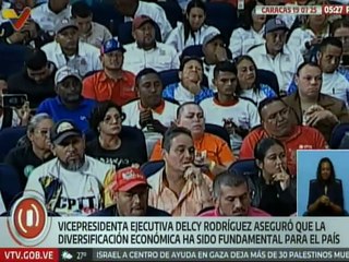 Vpdta. Delcy Rodríguez afirmó que la diversificación económica es fundamental para el país