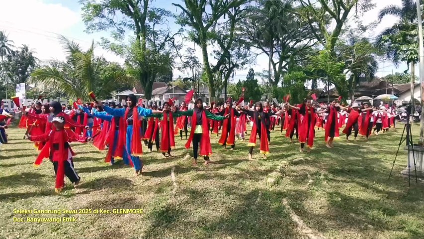 Seleksi Gandrung Sewu 2025 di Kecamatan GLENMORE banyuwangi