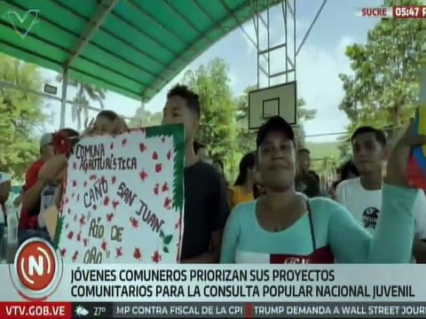 Sucre I Jóvenes realizaron asamblea en la comunidad de Juan Sánchez para presentar sus proyectos