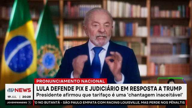 Lula defende Pix e Judiciário em resposta a Trump