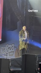 Avec sa veste léopard, Macklemore retourne lollapalooza
