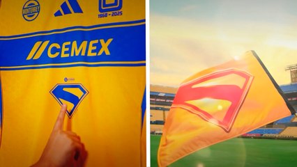 Club Tigres llevará el escudo de Superman en su partido ante Juárez por colaboración con Warner Bros
