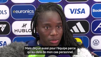 Bleues - Mbock : "Triste pour l’équipe avant tout"