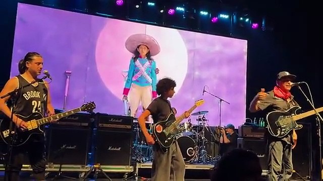 With Tom Morello and Roman Morello, performed 'Mr. Crowley'