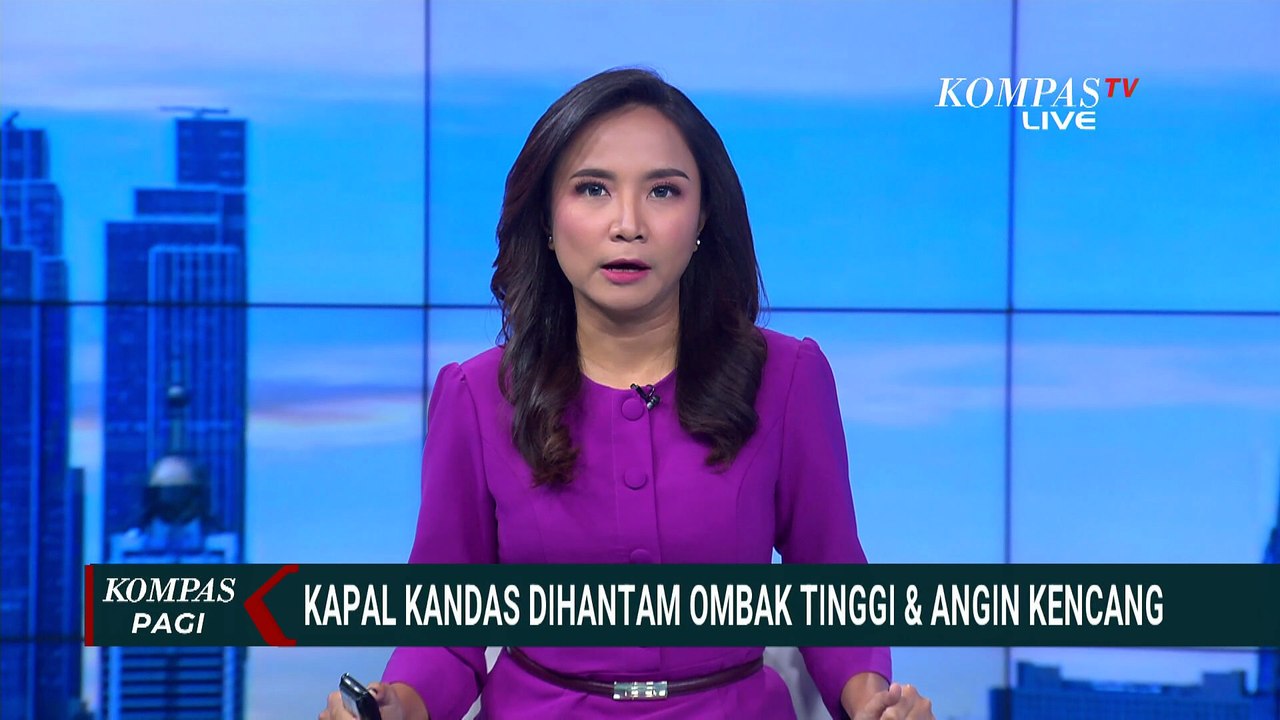 Kapal di Bali Kandas Dihantam Ombak Tinggi & Angin Kencang | KOMPAS PAGI