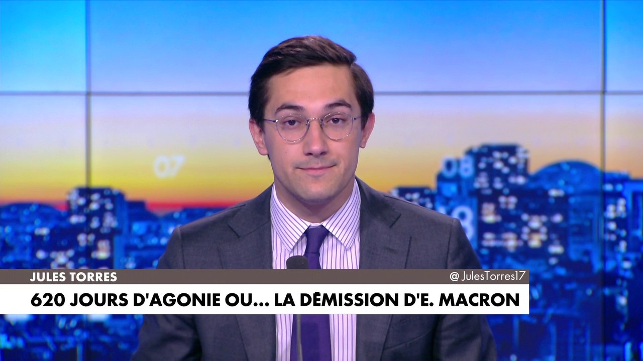 L'édito de Jules Torres : «620 jours d'agonie ou... la démission d'Emmanuel Macron»
