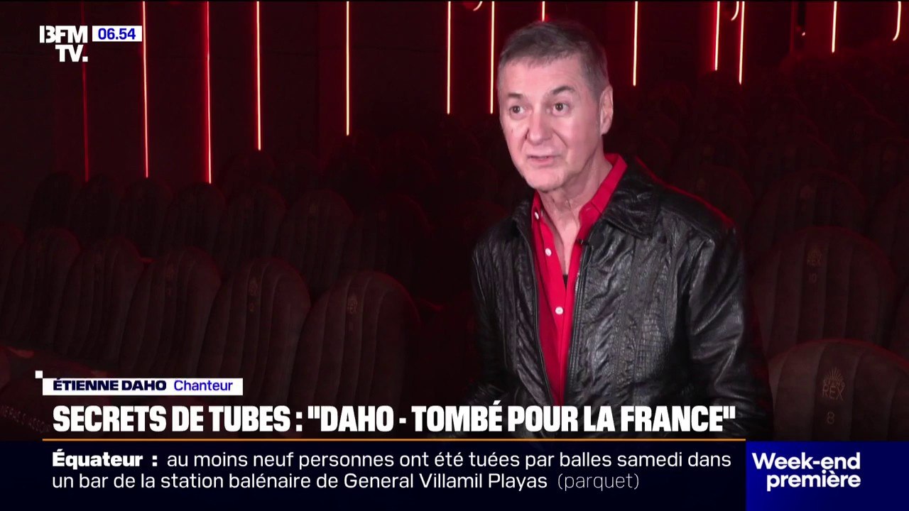Étienne Daho nous raconte les secrets de fabrication de son tube "Tombé pour la France"